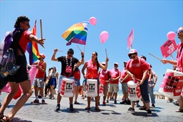 Diễu hành Pride Parade ủng hộ cộng đồng LGBT ở Israel