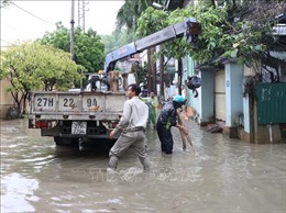 TP Điện Biên: Sau mưa lớn, nhiều tuyến phố &#39;hóa&#39; sông