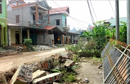 Thái Bình: Hàng trăm hộ dân tự nguyện góp đất làm đường giao thông