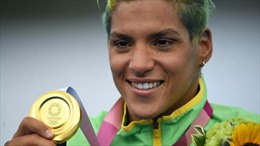 Nữ kình ngư Brazil xuất sắc giành HCV nội dung bơi marathon 10 km