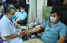 Hơn 500 đơn vị máu được hiến tại Nam Định
