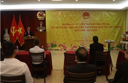 Xúc động lễ kỷ niệm 76 năm Quốc khánh Việt Nam tại Malaysia