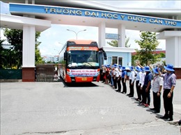 600 cán bộ, sinh viên Trường Đại học Y Dược Cần Thơ hỗ trợ tỉnh Kiên Giang chống dịch