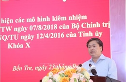 Bến Tre có hơn 1.000 cán bộ lãnh đạo kiêm nhiệm