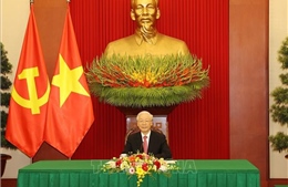 Tổng Bí thư Nguyễn Phú Trọng và Tổng Bí thư, Chủ tịch nước Trung Quốc Tập Cận Bình gửi Thư Chúc mừng Năm mới Nhâm Dần 2022