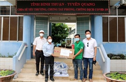 Tuyên Quang hỗ trợ tỉnh Bình Thuận vật tư y tế 