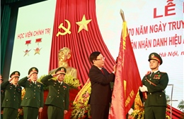 Học viện Chính trị (Bộ Quốc phòng) đón nhận danh hiệu Anh hùng Lực lượng vũ trang nhân dân thời kỳ đổi mới