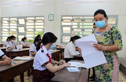Huyện đầu tiên của tỉnh Tiền Giang cho học sinh đi học trực tiếp trở lại