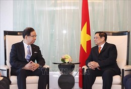 Thủ tướng Phạm Minh Chính tiếp Chủ tịch Đảng Cộng sản Nhật Bản và Chủ tịch Đảng Công minh