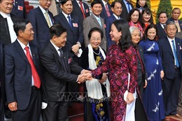 Phó Chủ tịch nước Võ Thị Ánh Xuân gặp mặt Đoàn đại biểu dự Đại hội VI Hội Khuyến học Việt Nam