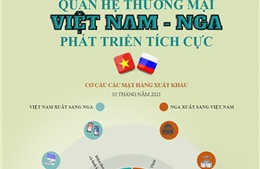 Quan hệ thương mại Việt Nam - Liên bang Nga phát triển tích cực