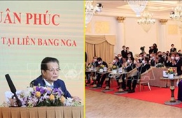 Chủ tịch nước Nguyễn Xuân Phúc gặp mặt đại diện kiều bào Việt Nam tại LB Nga