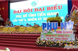 Bà Nguyễn Thị Kim Phượng tái cử chức danh Chủ tịch Hội LHPN tỉnh Tiền Giang