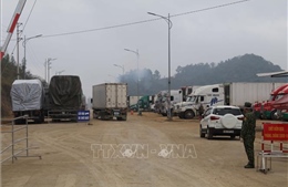 Lạng Sơn: Đảm bảo phòng dịch tại khu tập kết phương tiện xuất khẩu