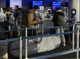 Mỹ: Hơn 2.600 chuyến bay bị hủy trong ngày đầu Năm mới