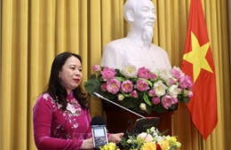 Phó Chủ tịch nước Võ Thị Ánh Xuân gặp mặt những tấm lòng vàng tiêu biểu 2021