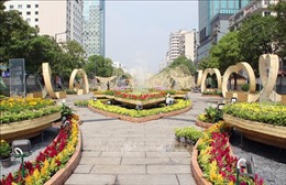 Tràn ngập sắc Xuân tại đường hoa Nguyễn Huệ Tết Nhâm Dần 2022