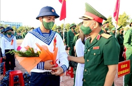 Bình Thuận: Trên 1.600 tân binh lên đường nhập ngũ