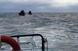 Cứu nạn, lai dắt kịp thời 2 tàu cá gặp nạn trên biển về bờ an toàn