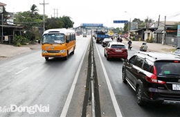 Mở dải phân cách Quốc lộ 1A trước trạm thu phí Biên Hòa – Đồng Nai