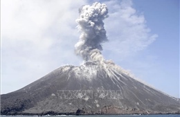 Indonesia nâng mức cảnh báo đối với núi lửa Anak Krakatoa