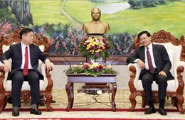 Lãnh đạo Đảng, Nhà nước Lào tiếp đoàn đại biểu cấp cao Ban Tuyên giáo Trung ương Đảng 