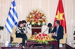 Lãnh đạo Thành phố Hồ Chí Minh tiếp Tổng thống Hy Lạp