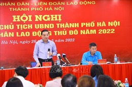 Chủ tịch UBND TP Hà Nội gặp gỡ, đối thoại với công nhân lao động