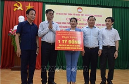 Đảng ủy Khối các cơ quan Trung ương hỗ trợ xây nhà ở cho hộ nghèo tại Bình Định