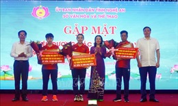 Nghệ An: Khen thưởng vận động viên, huấn luyện viên đạt thành tích cao tại SEA Games 31