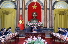 Chủ tịch nước tiếp Bộ trưởng, Chủ nhiệm Văn phòng Chủ tịch nước Lào