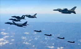 Hàng chục máy bay chiến đấu Hàn Quốc dồn dập tham gia tập trận Soaring Eagle