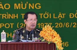Lược ghi bài phát biểu của Thủ tướng Camphuchia tại Lễ kỷ niệm 45 năm hành trình lật đổ chế độ Pol Pot