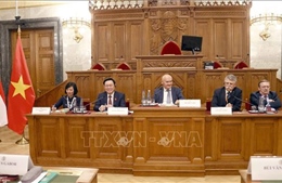 Chủ tịch Quốc hội Việt Nam và Chủ tịch Quốc hội Hungary chủ trì Toạ đàm lập pháp