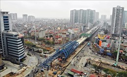 Gấp rút hoàn thành dự án đường vành đai 2, đoạn cầu Vĩnh Tuy - Ngã Tư Sở