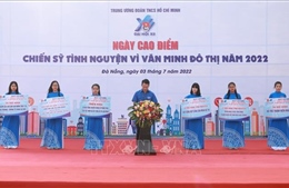 Tuổi trẻ Đà Nẵng hưởng ứng ngày cao điểm Chiến sĩ tình nguyện vì văn minh đô thị