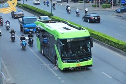 Xe buýt điện - Giải pháp hiệu quả cho giao thông công cộng ở Thủ đô
