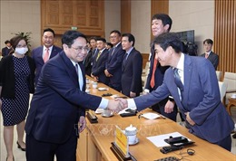 Thủ tướng Phạm Minh Chính đối thoại với doanh nghiệp Hàn Quốc