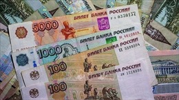 Đồng ruble của Nga ổn định gần mức 1 USD đổi 60 ruble