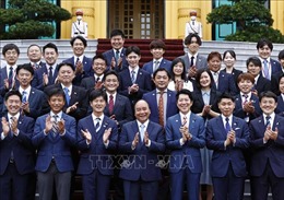 Chủ tịch nước tiếp Đoàn đại biểu Ban Thanh niên, Đảng Dân chủ Tự do Nhật Bản