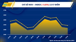 Lực bán chiếm ưu thế trên thị trường hàng hoá, kéo MXV-Index đi xuống