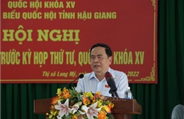 Phó Chủ tịch Quốc hội Trần Thanh Mẫn tiếp xúc cử tri tại Hậu Giang