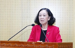Đồng chí Trương Thị Mai chủ trì Hội nghị triển khai công tác tổ chức xây dựng Đảng 