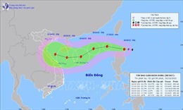 Tối 16/10 bão NESAT đi vào Biển Đông, giật cấp 12, có khả năng mạnh thêm 