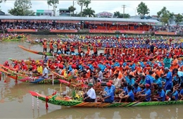54 đội tranh tài tại Giải đua ghe Ngo Đồng bằng sông Cửu Long năm 2022