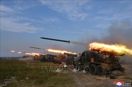 Triều Tiên tiếp tục bắn đạn pháo ra vùng biển phía Đông