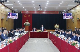 Đồng chí Võ Văn Thưởng làm việc với Đảng ủy Khối Doanh nghiệp Trung ương