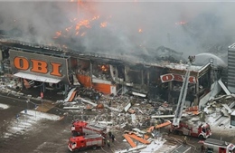 Bắt nghi phạm gây hỏa hoạn tại trung tâm thương mại Mega Khimki 