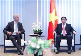 Thủ tướng Phạm Minh Chính tiếp Chủ tịch Liên minh Bỉ - Việt