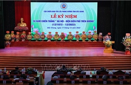 Bắc Giang: Kỷ niệm 50 năm chiến thắng &#39;Hà Nội - Điện Biên Phủ trên không&#39; 